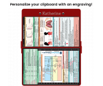 WhiteCoat Clipboard® - Red Respiratory Edition